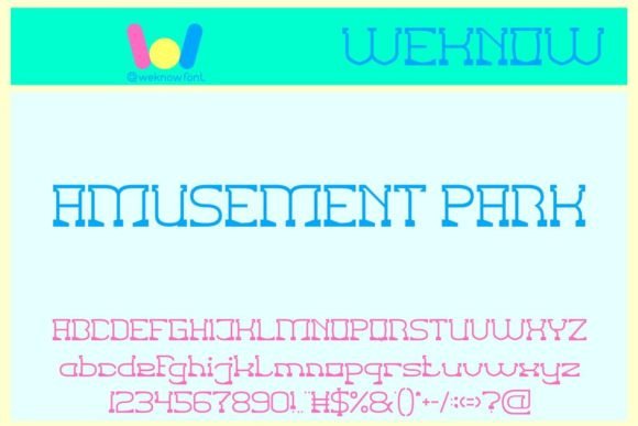 Amusement Park: A Display Font That Elevates Digital Branding