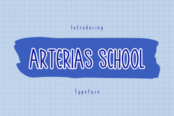 Arterias School: A Joyful Display Font for Scroll-Stopping Campaigns