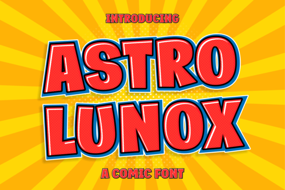 Astro Lunox: A Playful Display Font for Joyful Editorial Moments