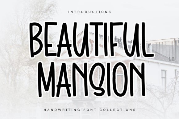 Beautiful Mansion Font: A Playful Display Typeface for Digital Brands