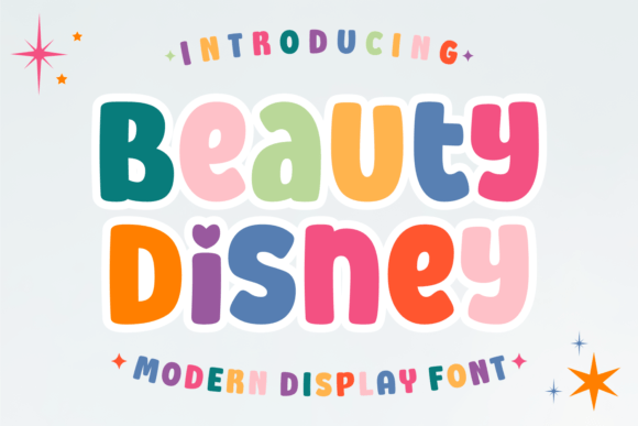 Beauty Disney Font: Bold, Playful Display Type for Scroll-Stopping Campaigns