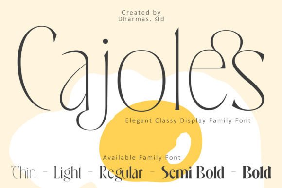 Cajoles: A Display Font That Commands Attention—Thoughtfully