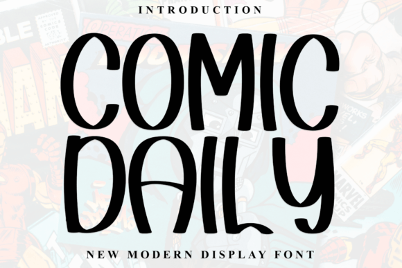 Comic Daily: A Display Font That Makes Your Headlines Pop
