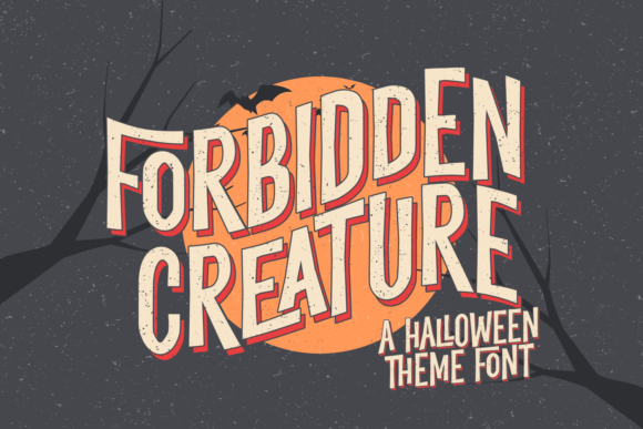 Forbidden Creature: A Playful Display Font That Elevates Real Branding