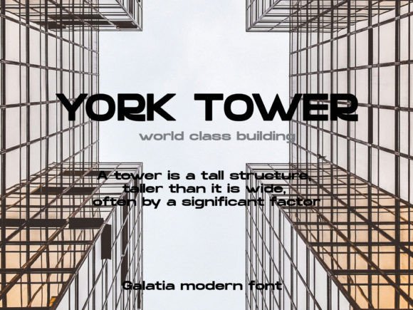 Galatia: A Bold Display Font for Modern Digital Brands