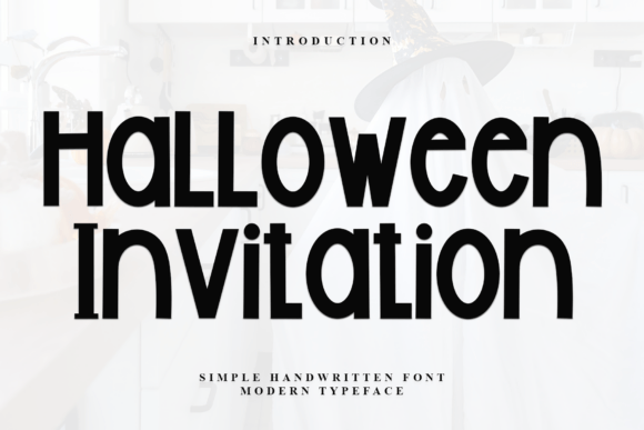 Halloween Invitation: A Playful Handwritten Display Font