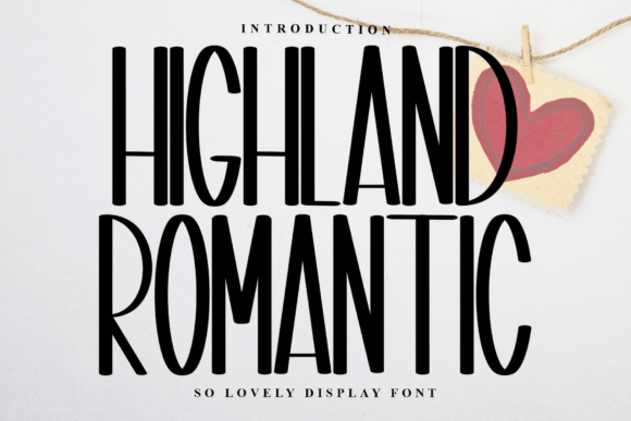 Highland Romantic: A Display Font That Elevates Real Branding