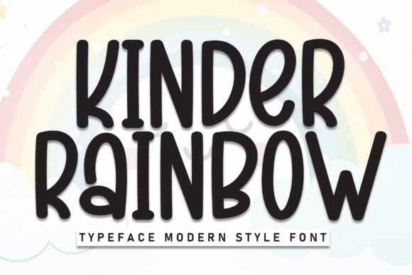 Kinder Rainbow: A Playful Handwritten Font for Digital Delight