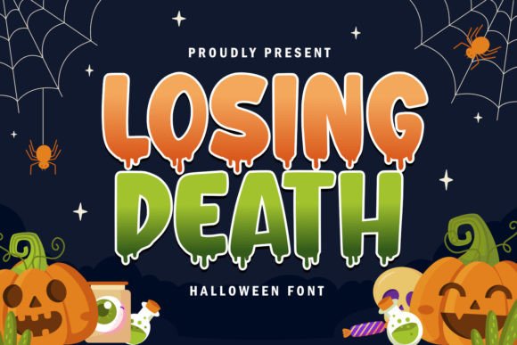 Losing Death Font: A Display Typeface That Commands Attention