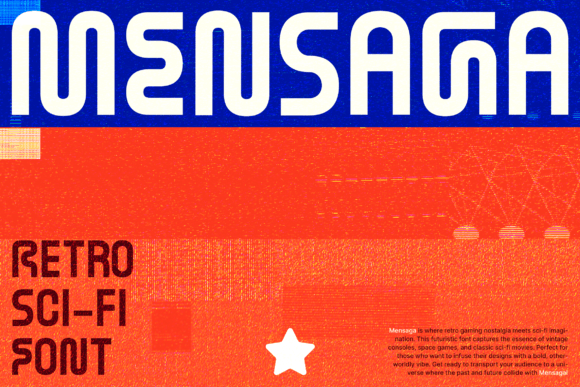 Mensaga: A Display Font That Brings Retro-Futurism to Modern Web Design