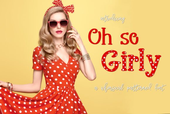 Oh So Girly: A Playful Script Font That Elevates Your Brand