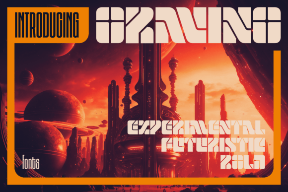 Oravino: A Futuristic Display Font That Elevates Your Brand