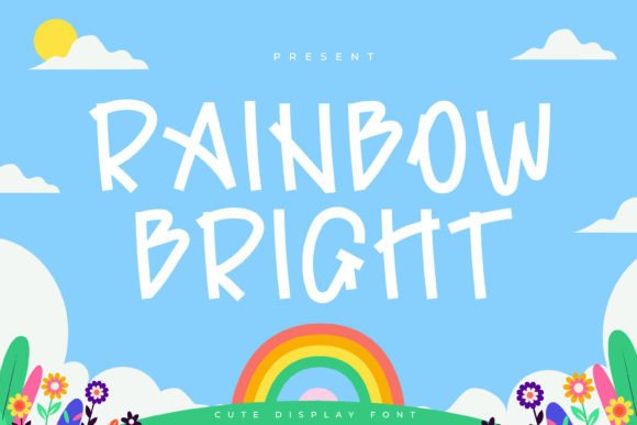 Rainbow Bright: A Playful Display Font That Makes Kids’ Campaigns Pop