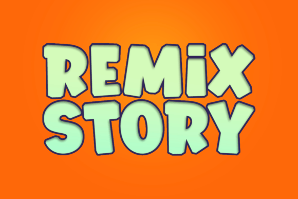 Remix Story: A Display Font That Makes Your Headlines Pop