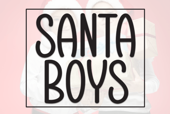 Santa Boys: A Festive Handwritten Font for Warm Brand Moments
