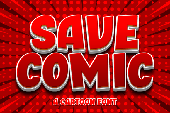 Save Comic: A Display Font That Makes Your Brand Instantly Memorable