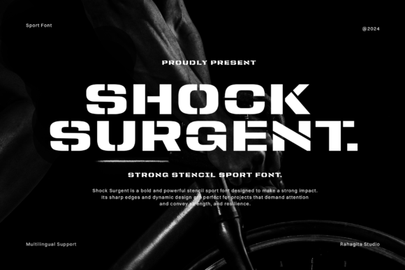 Shock Surgent: A Bold Display Font for Standout Brand Identity