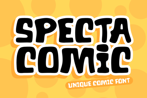 Specta Comic: A Bold Display Font for High-Energy Branding