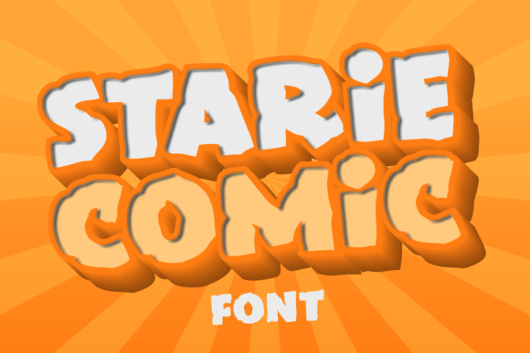 Starie Comic: A Display Font That Makes Joy Instantly Readable