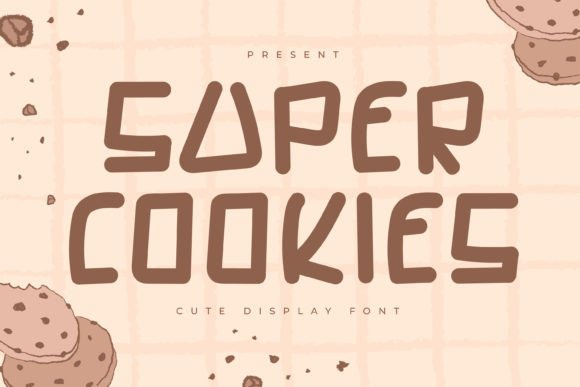 Super Cookies: A Playful Display Font for Handmade Charm