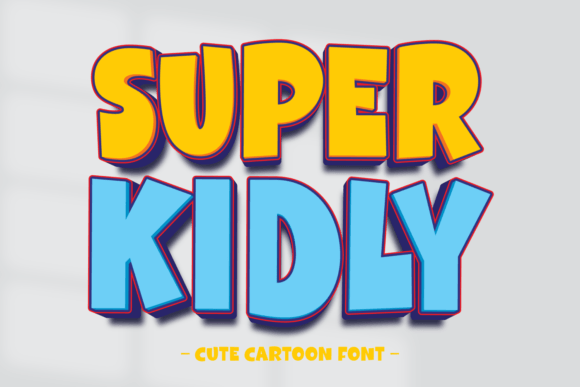 Super Kidly: A Playful Display Font for Branding That Feels Like a Smile