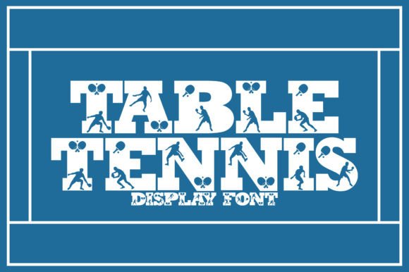 Table Tennis: A Playful Display Font for Digital Brands
