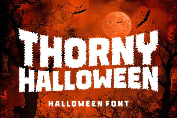 Thorny Halloween: A Display Font That Commands Attention