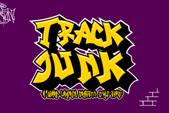 Track Junk: A Bold Display Font for Standout Branding