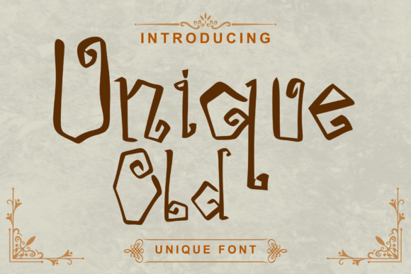 Unique Old: A Display Font That Anchors Campaigns in Time