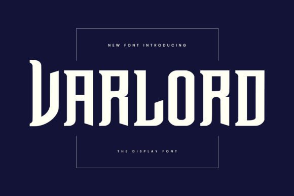 Varlord: A Vintage Display Font That Feels Handmade, Not Just Typed