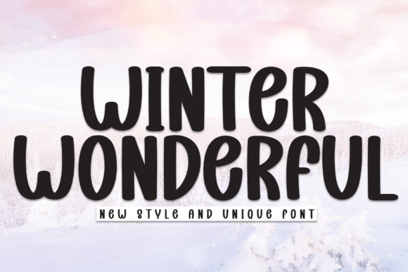 Winter Wonderful: A Handwritten Font That Feels Like Hot Cocoa